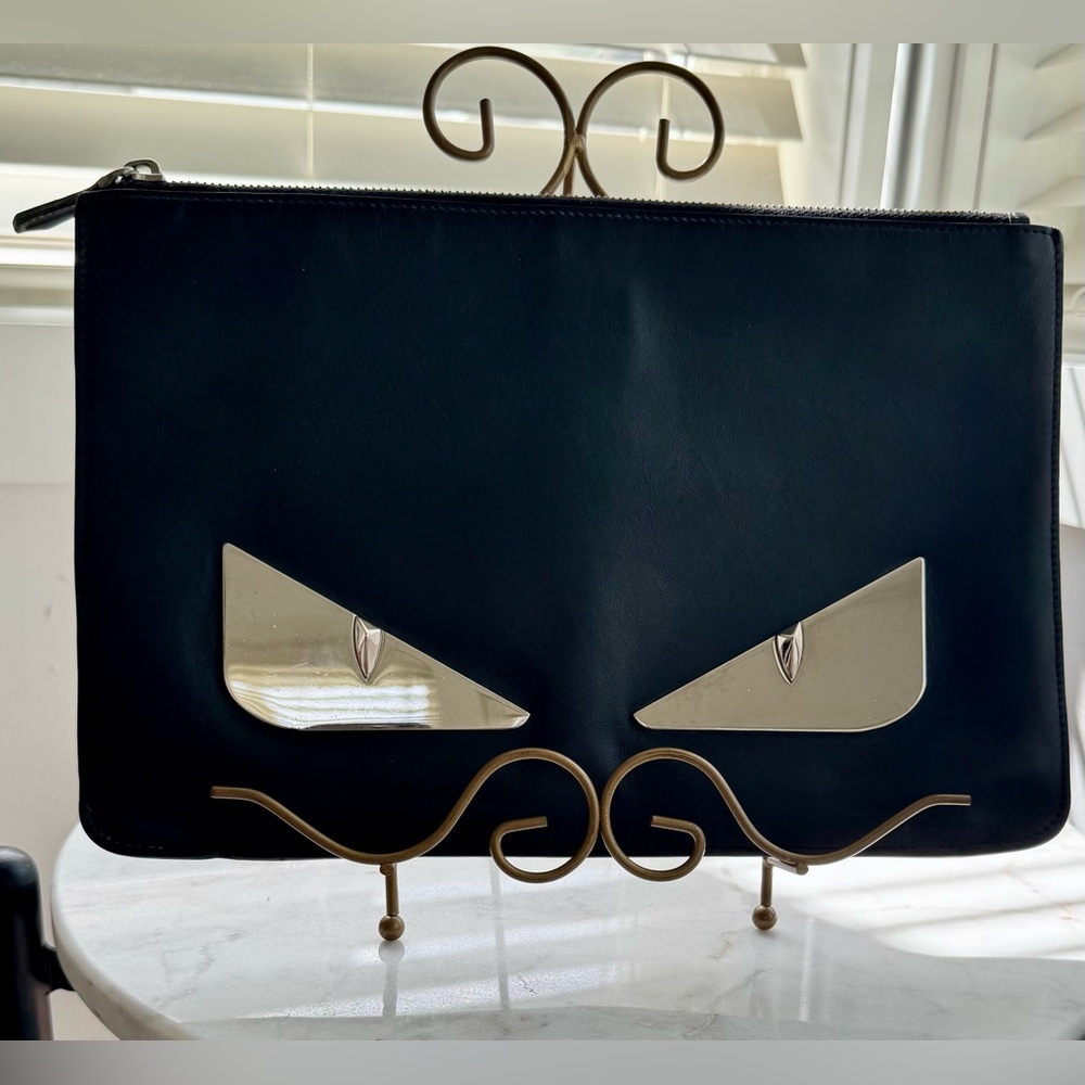 Fendi Monster Clutch Pouch - Picture 1 of 9